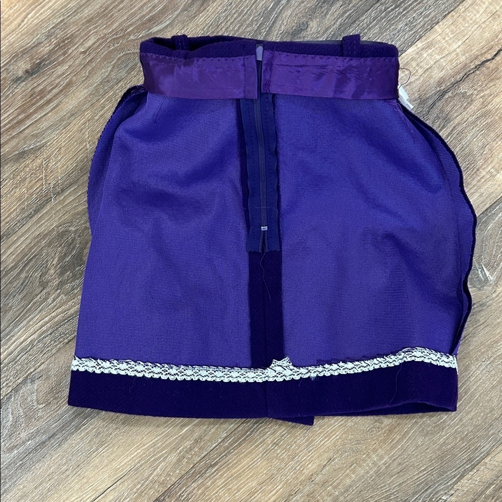 Vintage Stevens Fabrics Wool Skirt Girls Size 24/5 wonder bond fabric 85%Wool - Picture 13 of 15